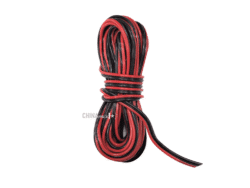 Speaker wire-flat twin 10 meter piece Red