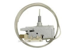 Fridge thermostat push button