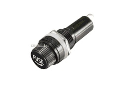 Glass fuse holder for 30mm x 6mm fuse
