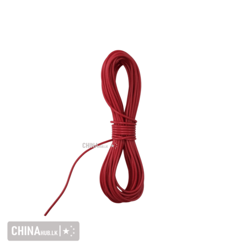 Circuit wire red 3-meter piece