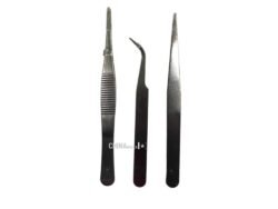 Tweezer set 3pcs
