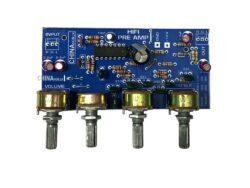 Pre amp with tone control DC-12V