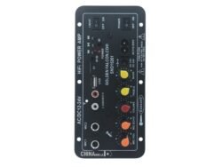 Karaoke Amplifier 80-watts Class-D with mic, BT, USB, Radio, Aux