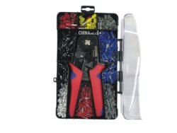 Self-adjustable ferrule crimping tool kit.