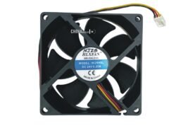 Solar Inverter Fan 3-Wrire 24v, 9cm x 9cm x 2.5cm